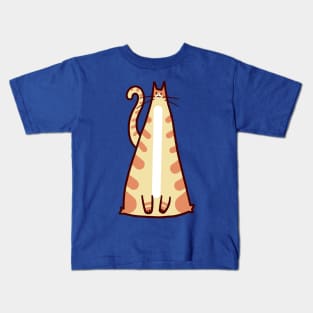 Triangle Tabby Cat Kids T-Shirt